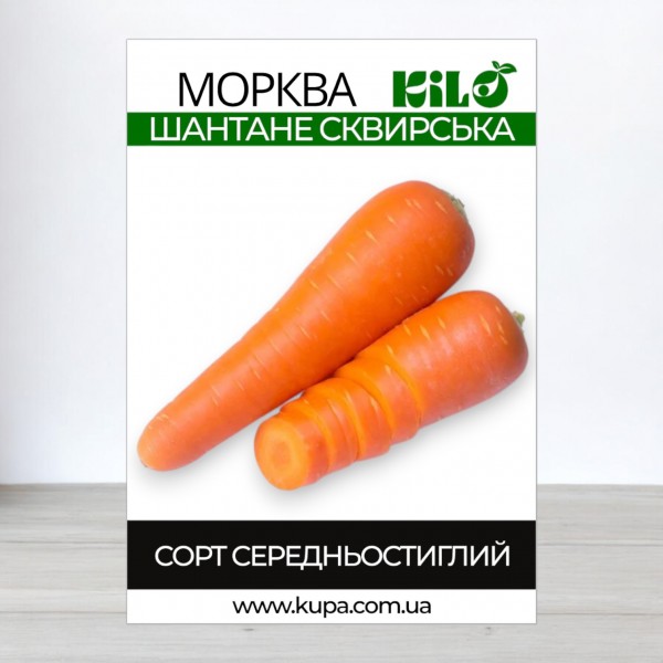 Семена моркови Шантане Сквирская, 1кг